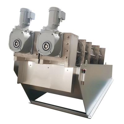 Deshidratador de desecación de la máquina del barro de la prensa de tornillo para el tratamiento de aguas residuales