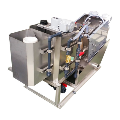 Máquina de desecación del disco de tornillo de filtro del barro multi de la prensa para el tratamiento de aguas residuales