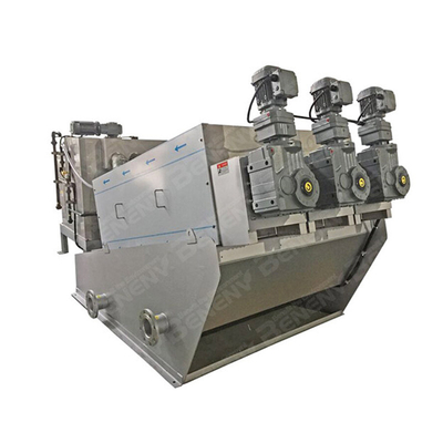 Máquina de prensa de tornillo de deshidratación en contenedores Fábrica de pasteles Prensa de tornillo de placa múltiple
