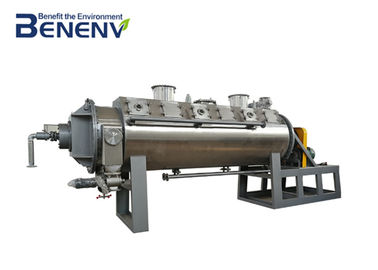 Máquina del secador del barro de aguas residuales 7,5 kilovatios de la alta eficacia de secado para el barro de aguas residuales