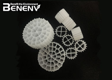 Los bio medios de la bola K1 K3 filtran el reactor del Biofilm de la cama móvil en el tratamiento de aguas de la acuicultura