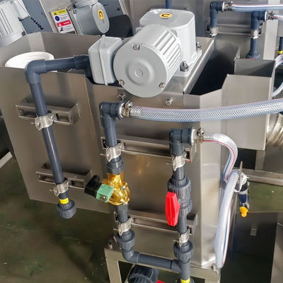 La prensa de filtro de tornillo 1t/H camina por el fango la máquina de desecación para el tratamiento del despilfarrador