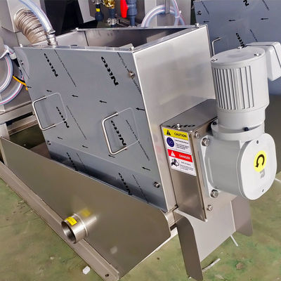 máquina de desecación de filtro 0.8t/H del barro de rosca de la prensa para las aguas residuales