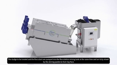 MDS® de deshidratación de lodo por prensa de tornillo